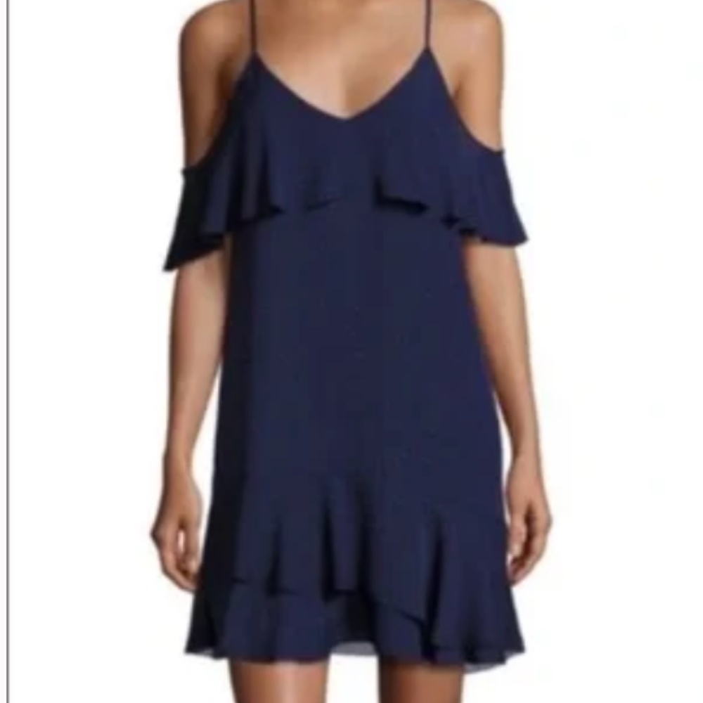 Parker Thatcher Ruffled Silk Dress